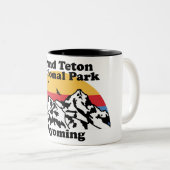 ヴィンテージグランドテトンナショナルパーク ツートーンマグカップ (正面右)