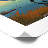 ヴィンテージグランドテトンナショナルパーク ポスター (角)