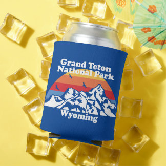 ヴィンテージグランドテトンナショナルパーク 缶クーラー