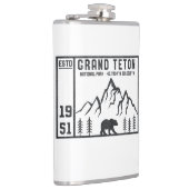 ヴィンテージグランドテトン国立公園ワイオミングマウンテン フラスク (右)