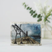 ヴィンテージグランドヘブンライトハウス ポストカード (スタンド正面)