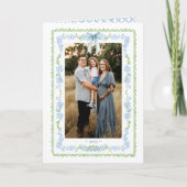 ヴィンテージグランミレニアルガーランドクリスマス2 – 写真 シーズンカード (正面)