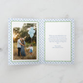 ヴィンテージグランミレニアルガーランドクリスマス2 – 写真 シーズンカード (内部)