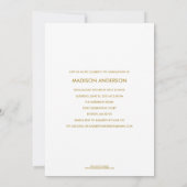 ヴィンテージグラード | 2013年度卒業招待状 招待状 (裏面)