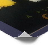 ヴィンテージグラーフツェッペリン旅行ポスターno2 ポスター (角)