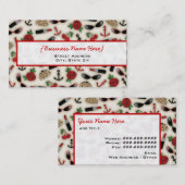 ヴィンテージグラ刺激を受けたマー名刺 名刺 (正面/裏面)