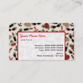 ヴィンテージグラ刺激を受けたマー名刺 名刺 (裏面)