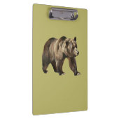 ヴィンテージグリズリーベアークリップボード クリップボード (右)