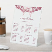 ヴィンテージグリッターフレームPink Bow価格表 台座サイン (インサイチュ)