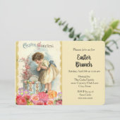 ヴィンテージグリットイースターエッグホリデーブランチ 招待状 (スタンド正面)