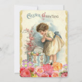 ヴィンテージグリットイースターエッグホリデーブランチ 招待状 (裏面)