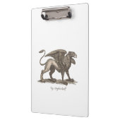 ヴィンテージグリフィン（グリフスgreiff）イラストレーション。 クリップボード (左)