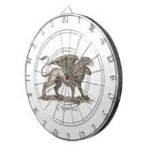 ヴィンテージグリフィン（グリフスgreiff）イラストレーション。 ダーツボード (正面右)