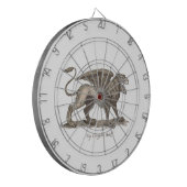 ヴィンテージグリフィン（グリフスgreiff）イラストレーション。 ダーツボード (正面左)