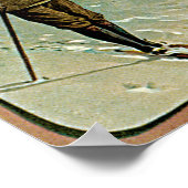 ヴィンテージグリンデルワルトスイス旅行広告 ポスター (角)