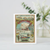 ヴィンテージグリンデルワルトスイス旅行広告 ポストカード (スタンド正面)