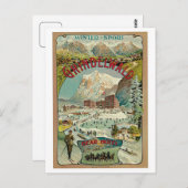 ヴィンテージグリンデルワルトスイス旅行広告 ポストカード (正面/裏面)