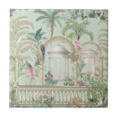ヴィンテージグリークガーデンアーチオウム熱帯木 タイル (正面)