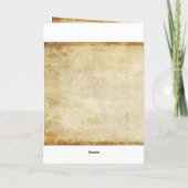 ヴィンテージグリーティングカード(かわいいイラストレーション) カード (裏面)