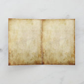 ヴィンテージグリーティングカード(かわいいイラストレーション) カード (内部)