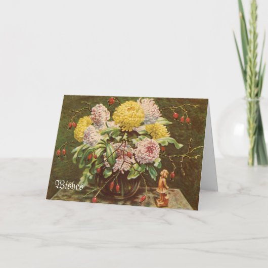 ヴィンテージグリーティングカード カード (正面)