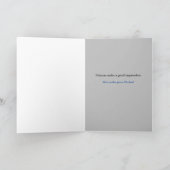 ヴィンテージグリーティングカード「独自の印刷」 カード (内部)