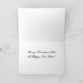 ヴィンテージグリーティングスクリスマスカード シーズンカード (内部)