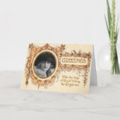 ヴィンテージグリーティングスクリスマスカード シーズンカード (正面)