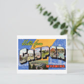 ヴィンテージグリーティングCasper, Wyoming ポストカード (スタンド正面)