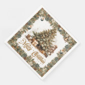 ヴィンテージグリーンと金ゴールドクリスマスくるみ割り木 (コーナー)