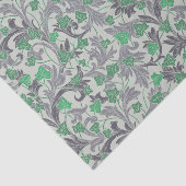 ヴィンテージグリーンアイビーつる植物がトレリスで成長 薄葉紙 (詳細)