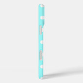 ヴィンテージグリーンアンドラブリーズ水玉模様 Case-Mate iPhoneケース (裏面 / 右)