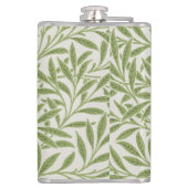 ヴィンテージグリーンウィロー葉ズモノグラム フラスク (裏面)