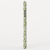 ヴィンテージグリーンウィロー葉ズモノグラム Case-Mate iPhoneケース (裏面/右)