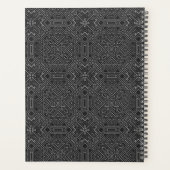 ヴィンテージグリーンウィングフェアリーアールデコ プランナー手帳 (裏面)