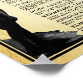 ヴィンテージグリーンウッドレイクNYトラベルプリント ポスター (角)