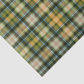 ヴィンテージグリーンオレンジセントパトリック格子模様 薄葉紙 (詳細)