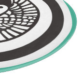 ヴィンテージグリーングレー一向一揆日本門東 カッティングボード (角)