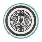 ヴィンテージグリーングレー一向一揆日本門東 カッティングボード (正面)