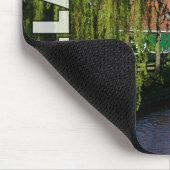 ヴィンテージグリーンザアンセシャンズオランダティンバーハウス マウスパッド (コーナー)