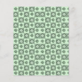 ヴィンテージグリーンセントパトリック紙シート (裏面)