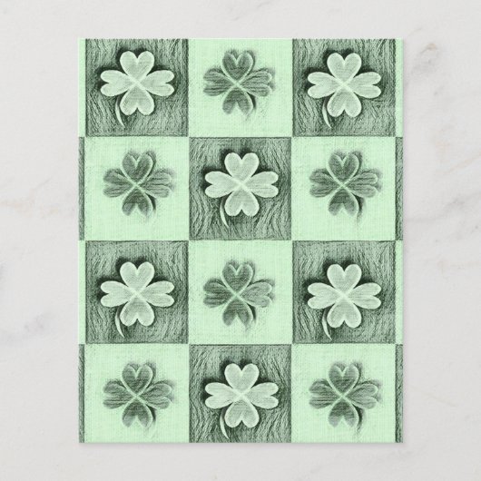 ヴィンテージグリーンセントパトリック紙シート (正面)
