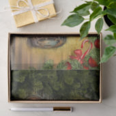 ヴィンテージグリーントラクターバーンクリスマス 薄葉紙 (ギフト)