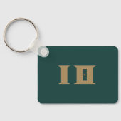 ヴィンテージグリーンドラゴンエレガンス キーホルダー (裏面)