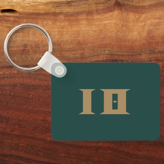 ヴィンテージグリーンドラゴンエレガンス キーホルダー (裏面)