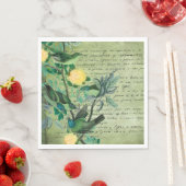 ヴィンテージグリーンバード スタンダードランチョンナプキン (インサイチュ)