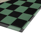 ヴィンテージグリーンパンプキントラック カッティングボード (角)