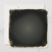 ヴィンテージグリーンパールマスカレードマスクスウィート16パーティー 招待状 (裏面)