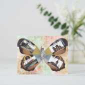 ヴィンテージグリーンビルサウスカロライナ妖精のレディーアート ポストカード (スタンド正面)