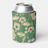 ヴィンテージグリーンピンクフローラ卒業パーティカスタムー 缶クーラー (缶裏面)